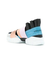 Chaussures de sport multicolores Emilio Pucci