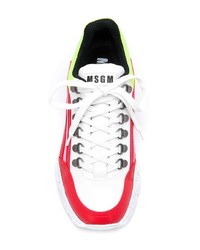 Chaussures de sport multicolores MSGM