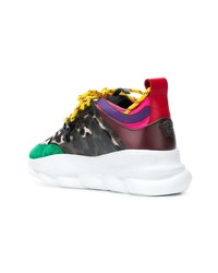 Chaussures de sport multicolores Versace