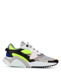 Chaussures de sport multicolores Philippe Model Paris