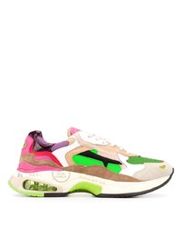 Chaussures de sport multicolores Premiata