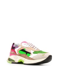 Chaussures de sport multicolores Premiata