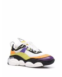 Chaussures de sport multicolores Moschino