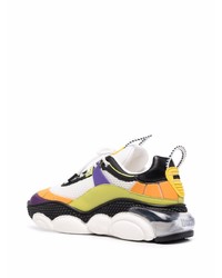 Chaussures de sport multicolores Moschino