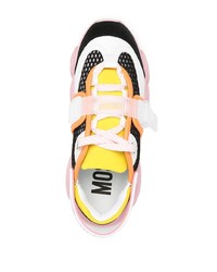 Chaussures de sport multicolores Moschino