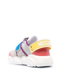 Chaussures de sport multicolores Moschino