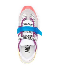 Chaussures de sport multicolores Moschino