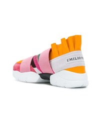 Chaussures de sport multicolores Emilio Pucci