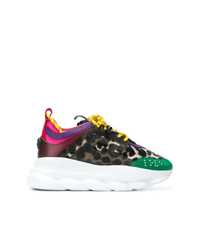 Chaussures de sport multicolores Versace