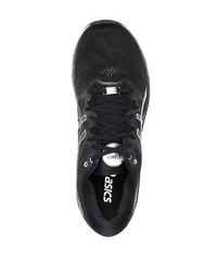 Chaussures de sport noir et argenté Asics