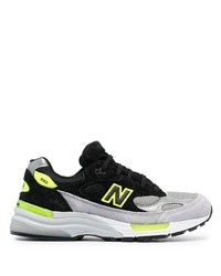 Chaussures de sport noir et argenté New Balance