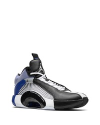 Chaussures de sport noir et bleu Jordan