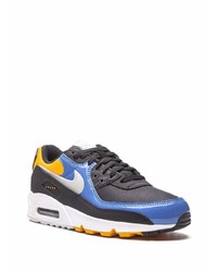 Chaussures de sport noir et bleu Nike