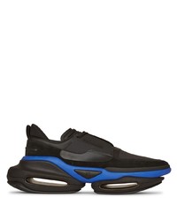 Chaussures de sport noir et bleu Balmain