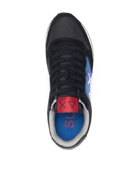 Chaussures de sport noir et bleu Sun 68