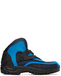 Chaussures de sport noir et bleu Kiko Kostadinov