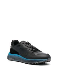 Chaussures de sport noir et bleu Hogan