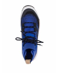 Chaussures de sport noir et bleu adidas