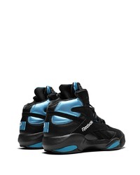 Chaussures de sport noir et bleu Reebok