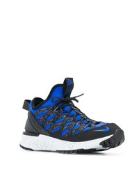 Chaussures de sport noir et bleu Nike