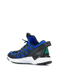 Chaussures de sport noir et bleu Nike