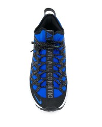 Chaussures de sport noir et bleu Nike