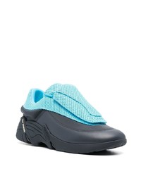 Chaussures de sport noir et bleu Raf Simons