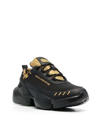 Chaussures de sport noir et doré VERSACE JEANS COUTURE