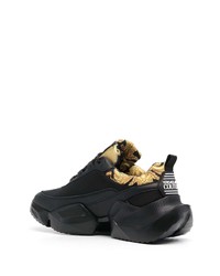 Chaussures de sport noir et doré VERSACE JEANS COUTURE