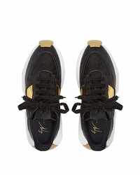 Chaussures de sport noir et doré Giuseppe Zanotti