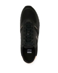 Chaussures de sport noir et doré Hugo