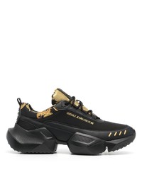 Chaussures de sport noir et doré VERSACE JEANS COUTURE