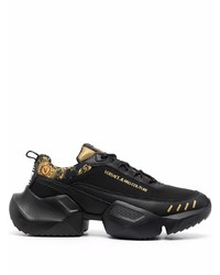 Chaussures de sport noir et doré VERSACE JEANS COUTURE