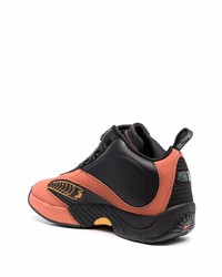 Chaussures de sport noir et orange Reebok