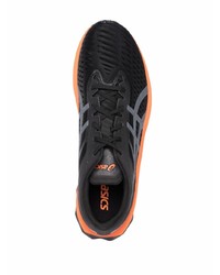 Chaussures de sport noir et orange Asics