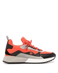 Chaussures de sport noir et orange Michael Kors