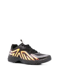 Chaussures de sport noir et orange Acne Studios