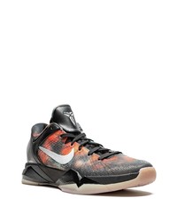 Chaussures de sport noir et orange Nike