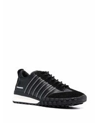 Chaussures de sport noires et blanches DSQUARED2