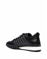 Chaussures de sport noires et blanches DSQUARED2