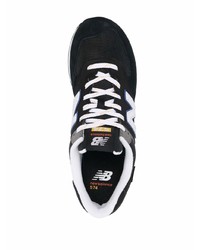 Chaussures de sport noires et blanches New Balance