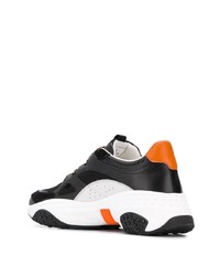 Chaussures de sport noires et blanches Tod's