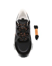 Chaussures de sport noires et blanches Tod's