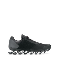 Chaussures de sport noires et blanches Adidas By Rick Owens