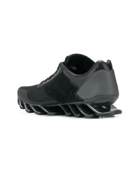 Chaussures de sport noires et blanches Adidas By Rick Owens