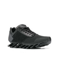 Chaussures de sport noires et blanches Adidas By Rick Owens