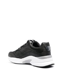 Chaussures de sport noires et blanches BOSS