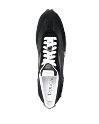 Chaussures de sport noires et blanches Doucal's