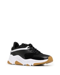 Chaussures de sport noires et blanches Hugo