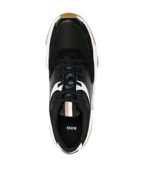 Chaussures de sport noires et blanches Hugo